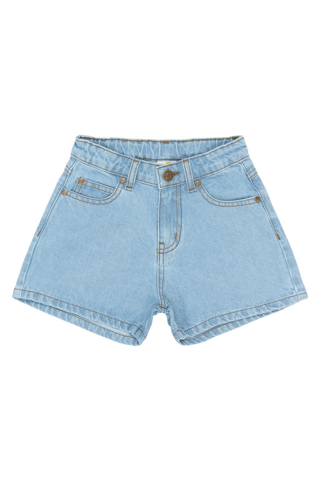 Kinder Jeans-Shorts light denim