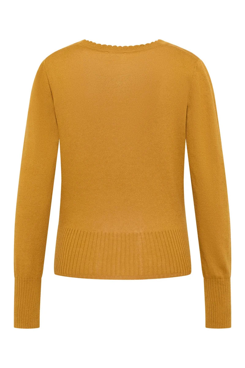 Tranquillo Cardigan Linaa, camel