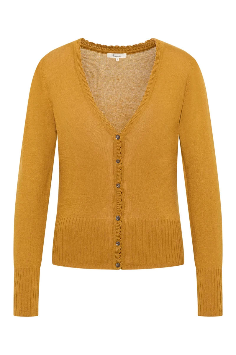 Tranquillo Cardigan Linaa, camel