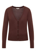 Tranquillo Cardigan Linaa, shaved chocolate