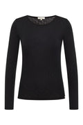 Tranquillo Ajour-Shirt Coraa, black