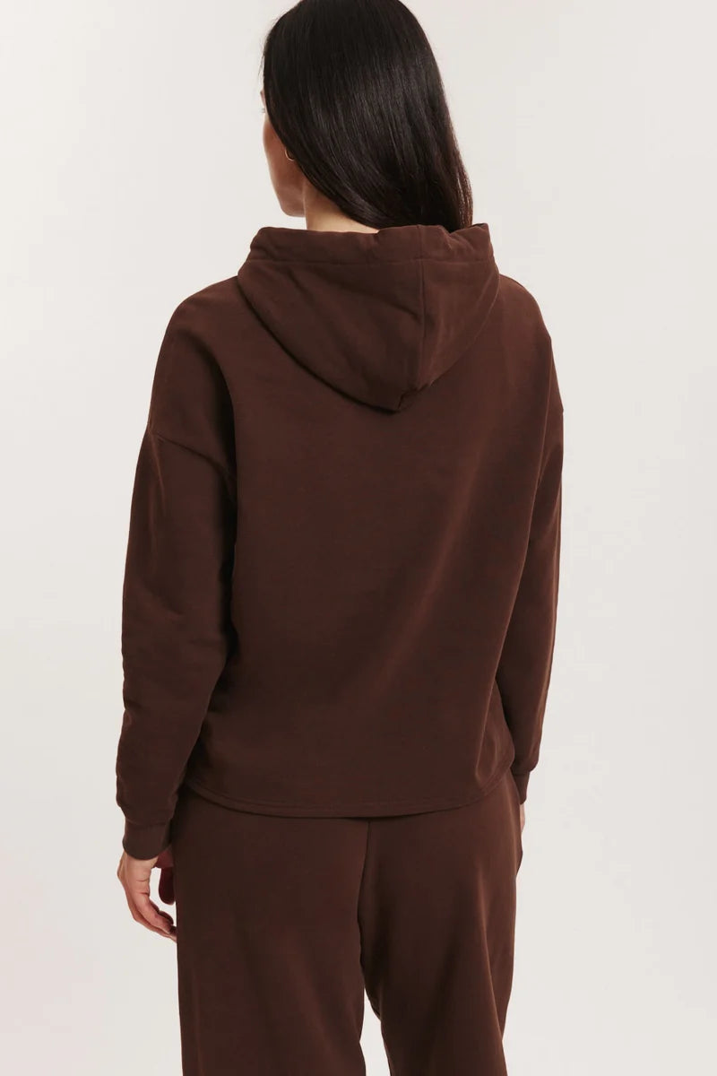 Tranquillo Hoodie Arvidee, shaved chocolate