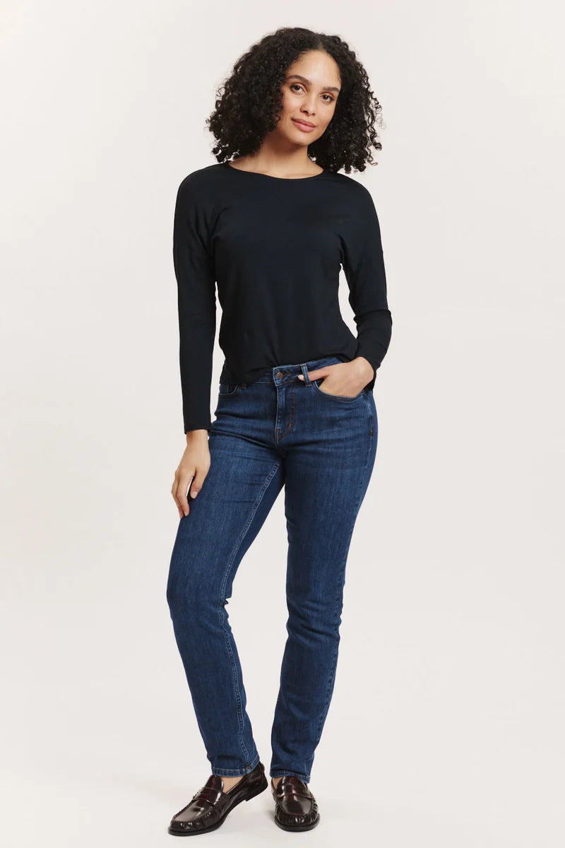 Tranquillo Jeanshose Doriis, vanatu blue