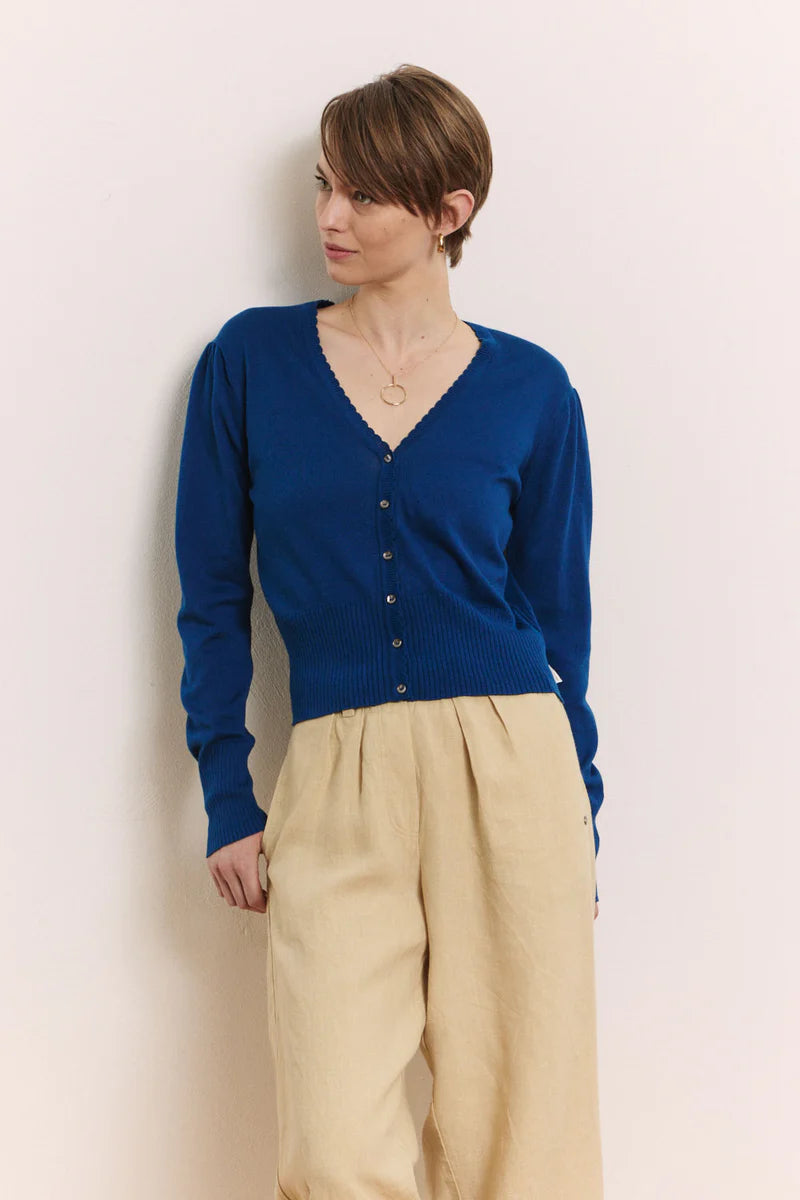 Tranquillo Strickjacke Linaa, navy