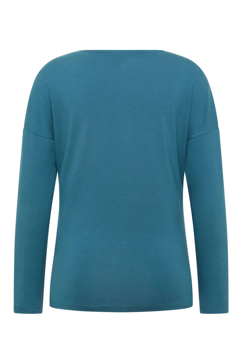 Tranquillo Basic-Shirt Felicee, mallard blue
