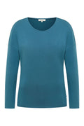 Tranquillo Basic-Shirt Felicee, mallard blue