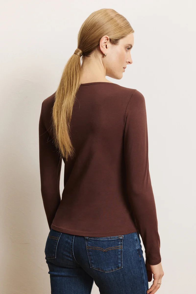 Tranquillo Shirt Nanettee, shaved chocolate