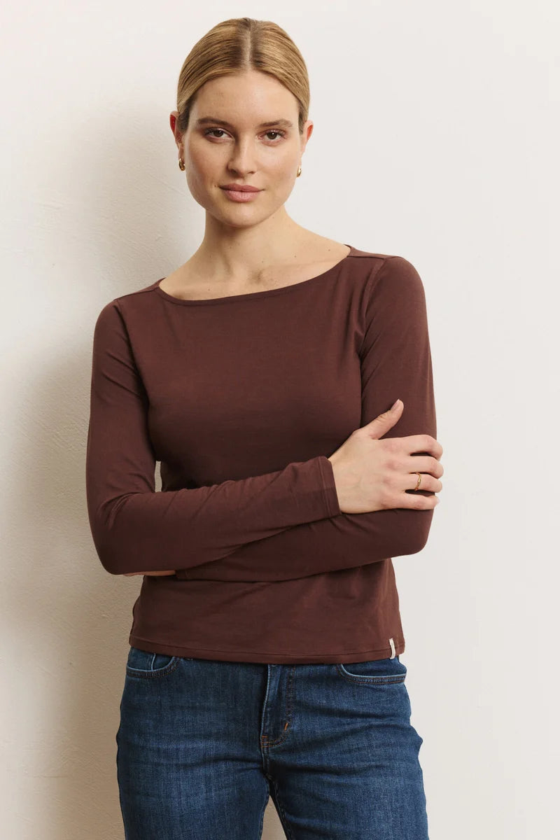 Tranquillo Shirt Nanettee, shaved chocolate
