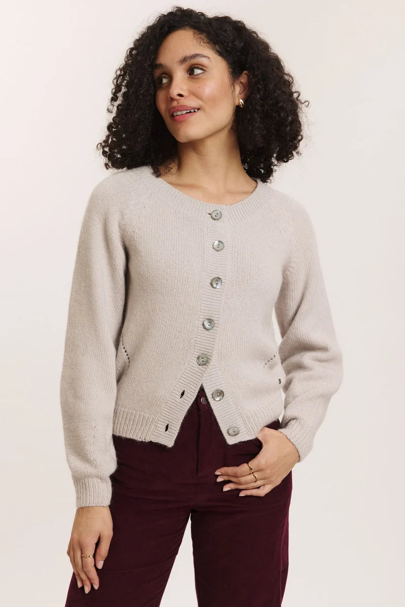 Tranquillo Strickjacke Astriid, temple gray