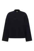 Tranquillo Wollwalkpullover Yulii, black