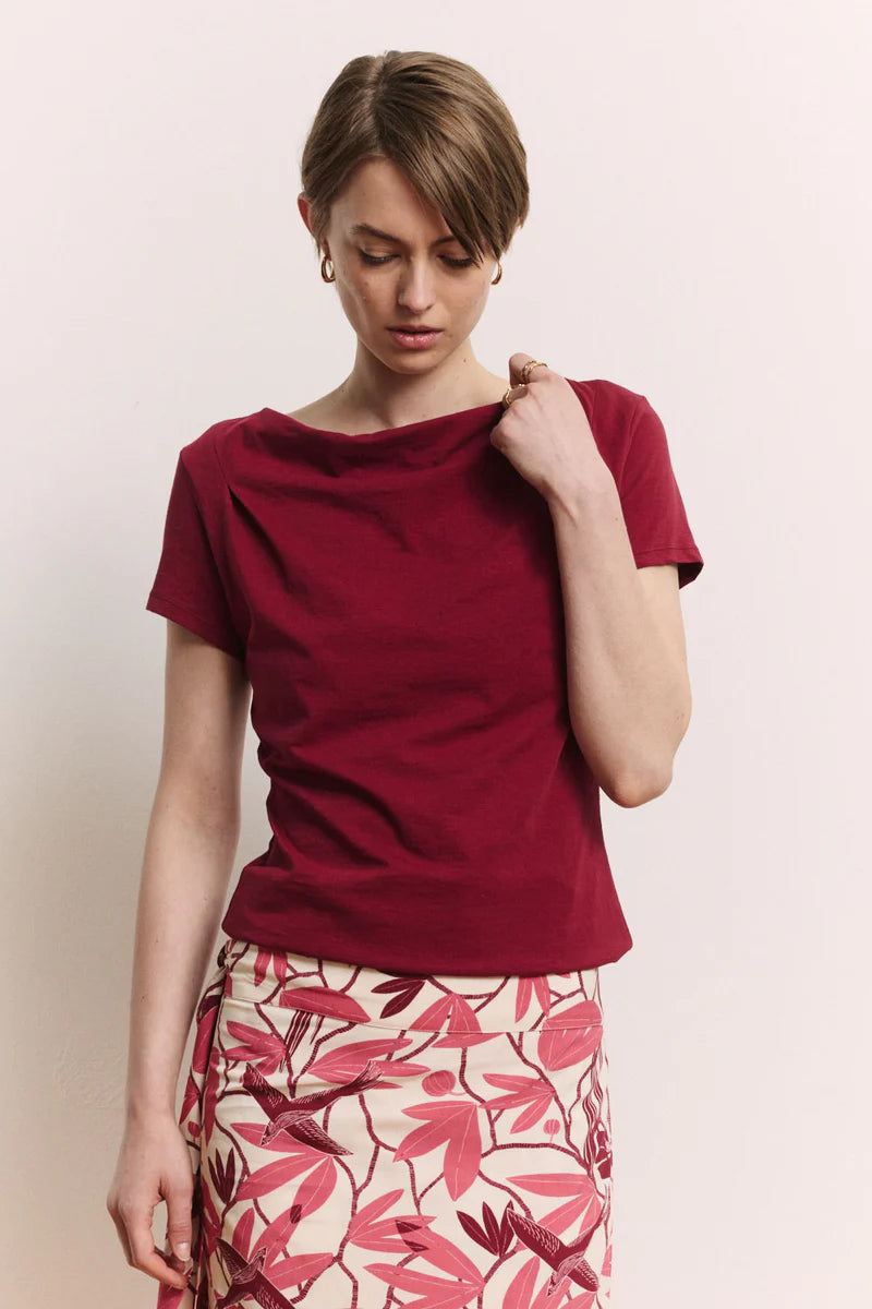 Tranquillo Jersey-Shirt Giina (tibetan red)