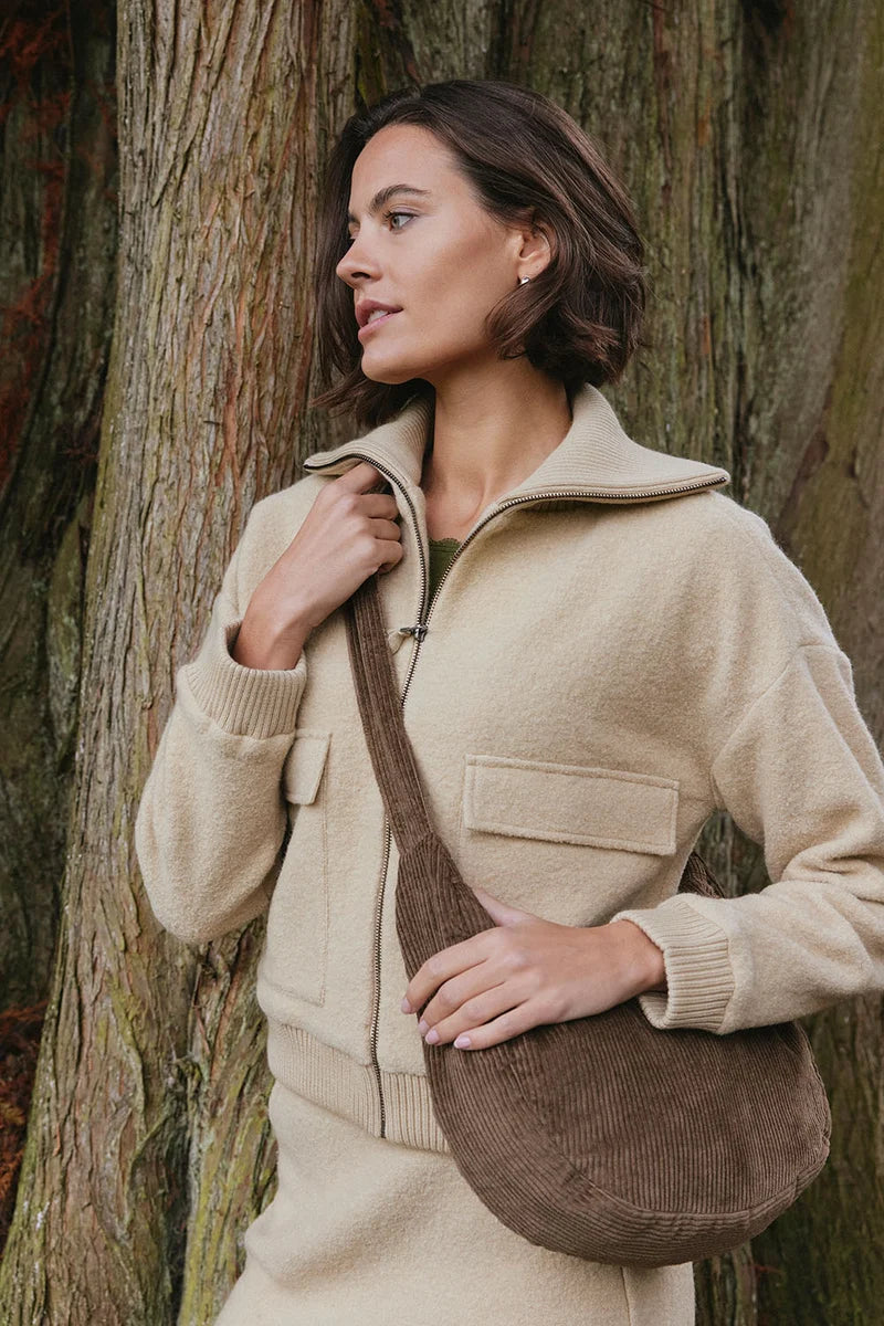 Tranquillo Crossbody-Bag Birnaa, taupe