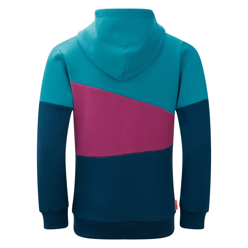 Trollkids Sweatjacke Alesund, turq/bl./berry