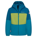 Trollkids Bjordal Regenjacke, madeira blue/lagoon green