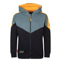 Trollkids Sweatjacke Flekkefjord, black/blue/mango