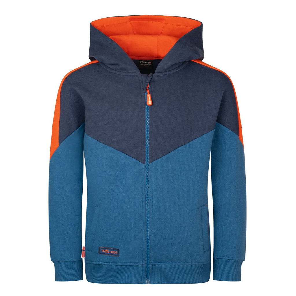 Trollkids Sweatjacke Flekkefjord, nordic blue