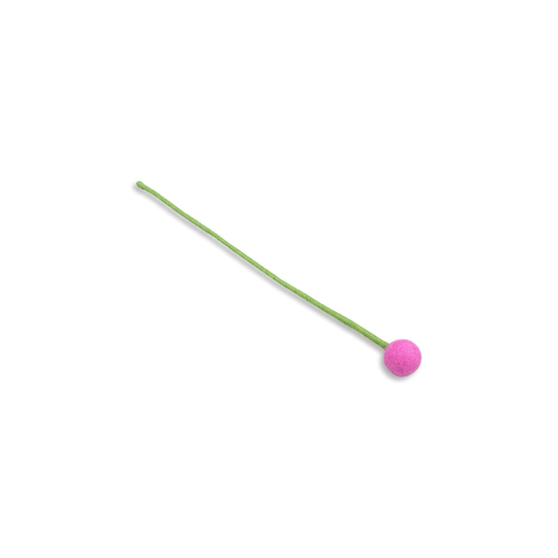 Blume Wollfilz, "Trommelstöckchen", Rosa