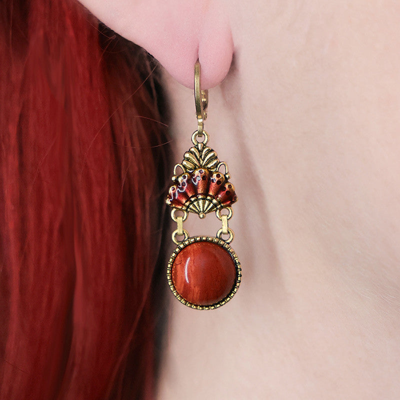 Urban Hippies Ohrringe Alice, Rusty Red