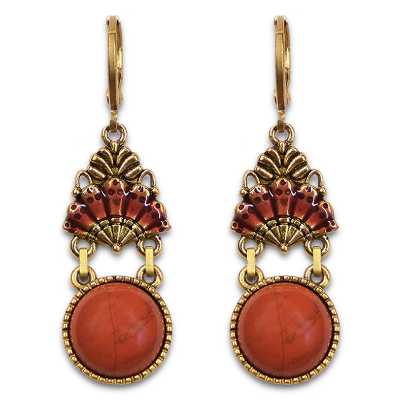 Urban Hippies Ohrringe Alice, Rusty Red