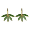Urban Hippies Ohrringe Gemma, Pistache/Gold