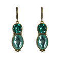 Urban Hippies Ohrringe Tosca, Aqua Facet