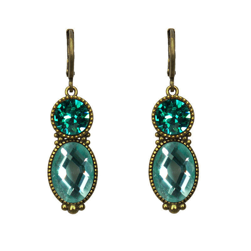 Urban Hippies Ohrringe Tosca, Aqua Facet