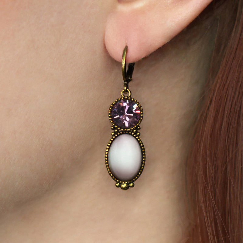 Urban Hippies Ohrringe Tosca, Mauve Melée