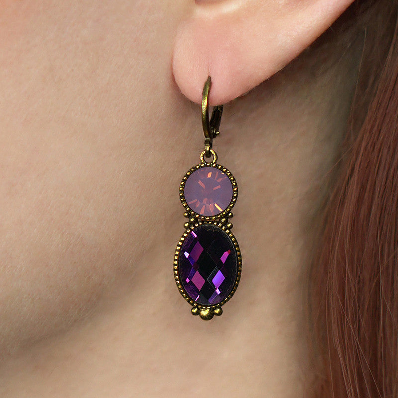 Urban Hippies Ohrringe Tosca, Purple