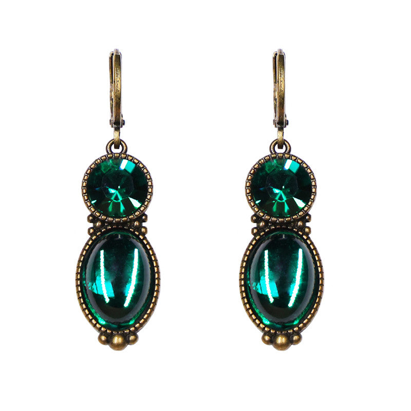 Urban Hippies Ohrringe Tosca, Vintage Emerald