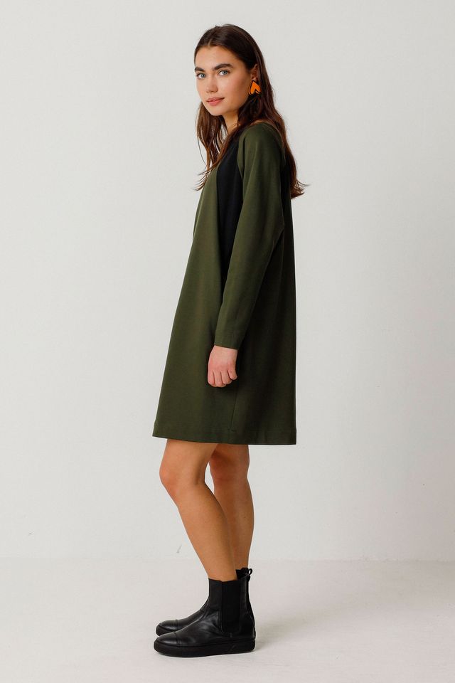 SKFK Amelie Dress, Deep Green
