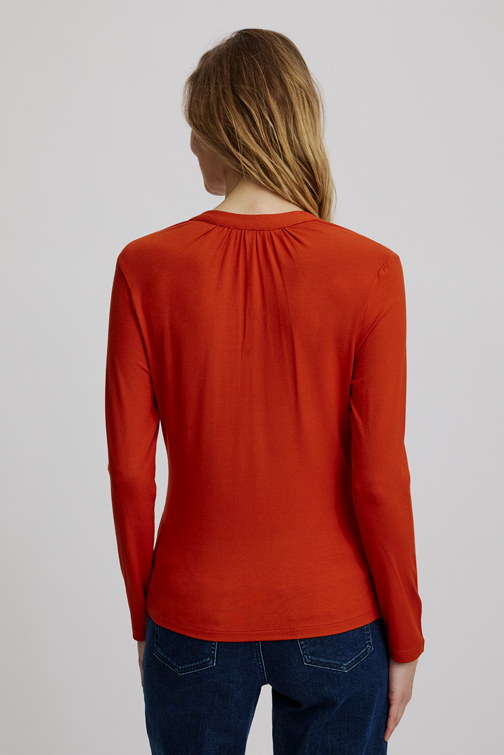 Tranquillo Ecovero-Blusenshirt, Rooibos