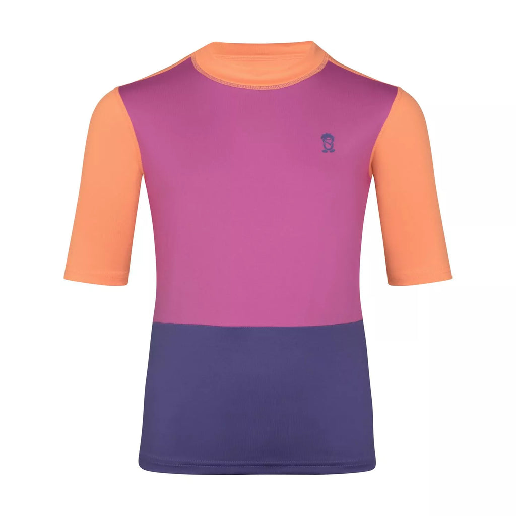 Trollkids Balestrand T Bade-Shirt kurzarm mit UV-Schutz, pink/violet