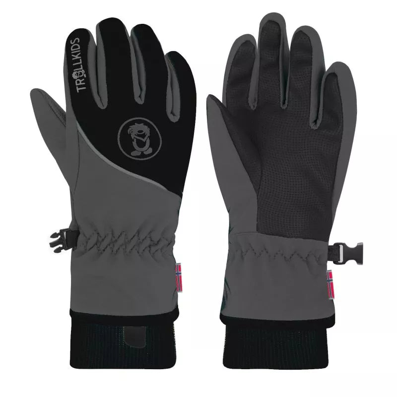 Trollkids Softshellhandschuhe Trolltunga, anthrazit