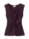 Mademoiselle Yéyé Cross Chic Top, Fig