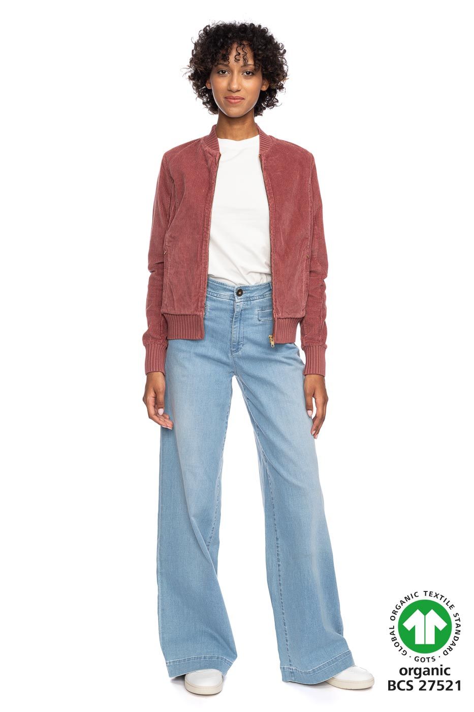 Ato Berlin Damen Breitcordjacke Bebe, Apple