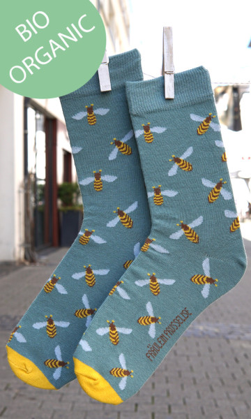 Frl. Prusselise Damensocken Biene | Bunte Socken bei Das bunte Chamäleon in Bamber