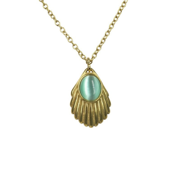 Urban Hippies Halskette Venus, Nile Blue/Gold