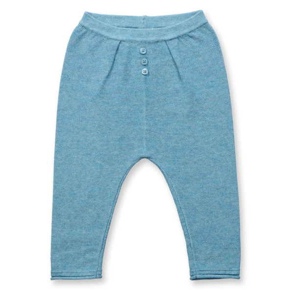 Sense Organics Baby-Strickhose Pablo, Aquamarin l Bio-Kinderkleidung bei Das bunte Chamäleon in Bamberg