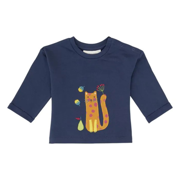 Sense Organics Baby-Sweatshirt Nolani, Katze | Bio-Kinderkleidung bei Das bunte Chamäleon in Bamberg und online
