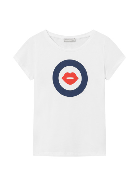 Mademoiselle Yéyé Logo T-Shirt | Naturmode für Damen bei Das bunte Chamäleon
