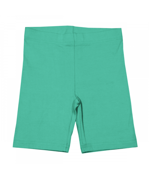 Maxomorra Radlerhosen solid green | Bio-Kinderkleidung bei Das bunte Chamäleon in Bamberg und online kaufen