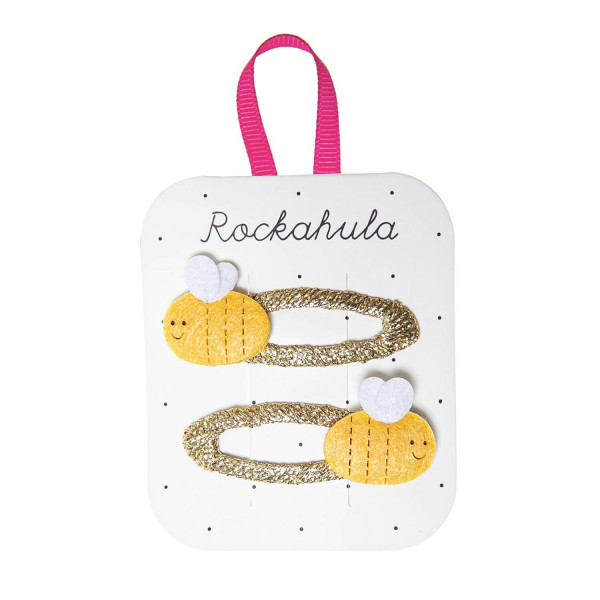 Rockahula Kids Haarklammern Biene | Kinderhaarschmuck bei Das bunte Chamäleon in Bamberg und online