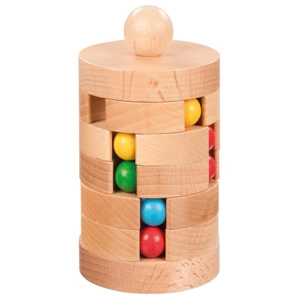 goki Holzspielzeug Kugelturm | Schadstoffreies Holzspielzeug bei Das bunte Chamäleon in Bamberg