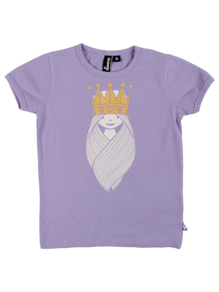 Danefae T-Shirt Rainbow Ringer lila Prinzessin | Skandinavische Kinderkleidung bei Das bunte Chamäleon in Bamberg und online kaufen