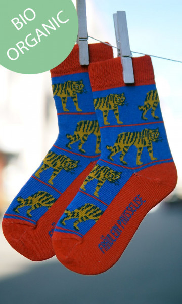 Frl. Prusselise Kindersocken Tiger | Bunte Socken bei Das bunte Chamäleon in Bamberg und online