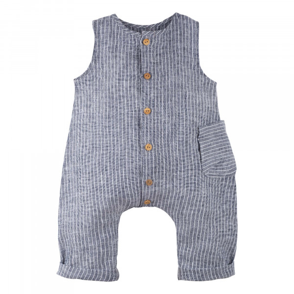 PurePure Baby-Spieler Leinen blau |