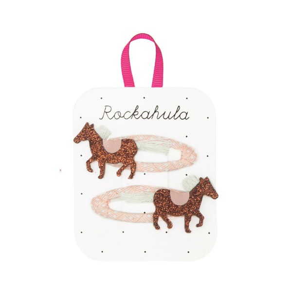 Rockahula Kids Haarklammern mit Pferden | Kinderhaarschmuck von Rockahula bei Das bunte Chamäleon