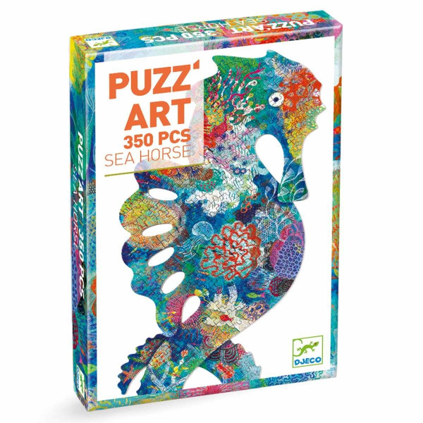 Djeco Puzz´Art Puzzle Seepferdchen 350 Teile | Spielzeug für Kinder bei Das bunte Chamäleon in Bamberg und online 