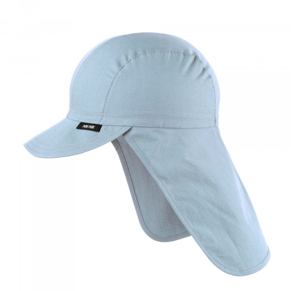 Pure Pure Sonnenhut mit Nackenschutz Hellblau | Kindermützen bei Das bunte Chamäleon in Bambertg und online kaufen