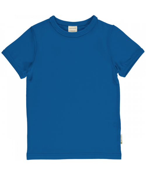 Maxomorra T-Shirt solid blue | Maxomorra Kinderkleidung bei Das bunte Chamäleon in Bamberg und online